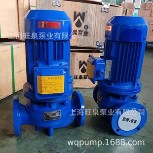 管道离心泵 管道增压泵 管道水泵 15管道泵 上海旺泉65SG30