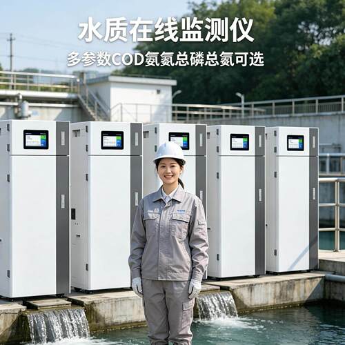 工业在线COD检测仪环保局联网氨氮总磷总氮废污水在线分析监测仪
