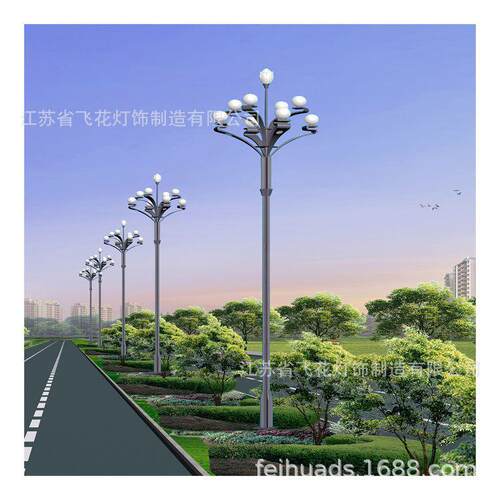 厂家玉兰灯广场户外道路照明市电LED路灯工程大型特色中华灯