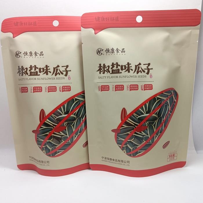 浙江特产恒康椒盐瓜子100克葵花籽袋装炒货零食小吃