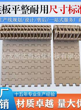 5935塑料链板传送带pp食品级pom网带网链传送链板节距19.05输送带