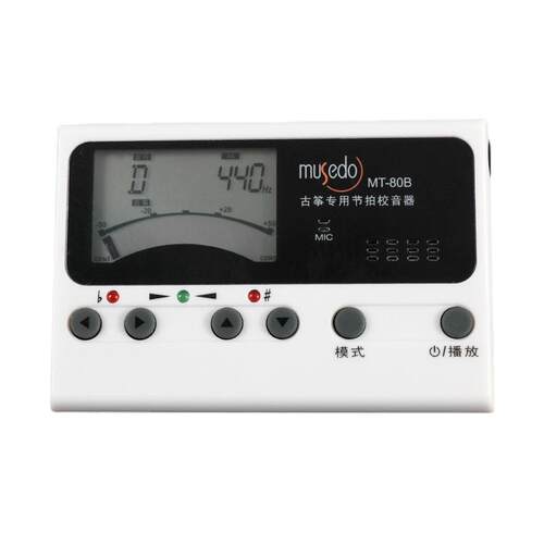 通用妙事多古筝调音器MT-80B古筝校音器节拍器定音器三合一