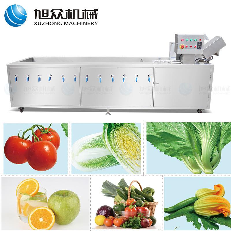 学全自动果蔬清洗机商饭用店校洗工厂食堂多857功能毛刷气泡菜机