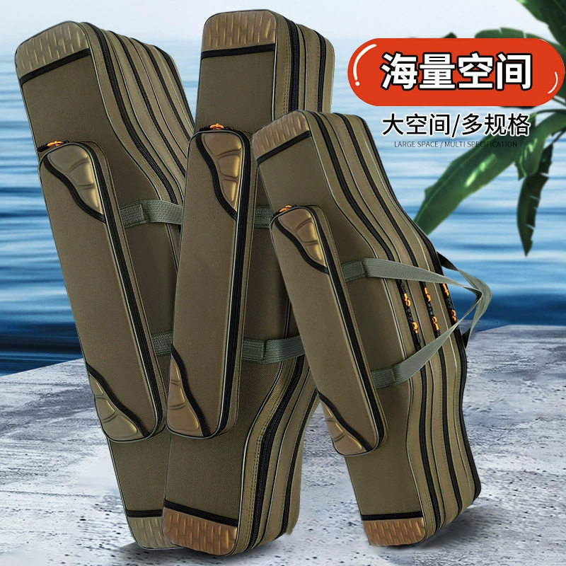 渔具包鱼竿包轻便鱼具包多功能钓鱼包大容量鱼杆包免拆渔具收纳包
