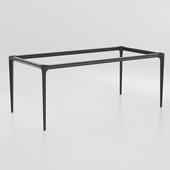 外家用铝金桌脚餐桌支撑架金NT属实合心桌脚桌腿支架底座子架户厂