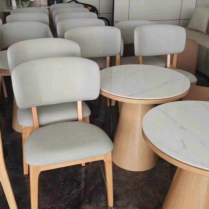 全季酒店客房椅子北欧简约现代酒店纯色厅餐桌椅子耐用靠背灰色体
