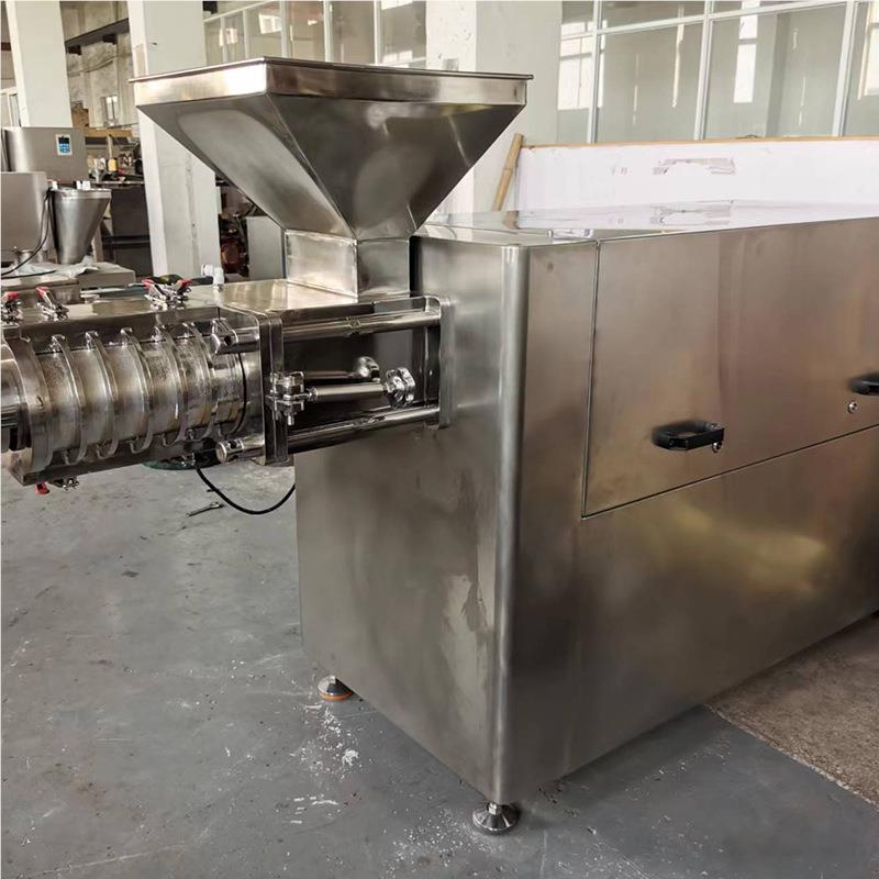 厂家供应双螺出杆挤出造法粒机小 不锈钢湿制粒机型双双螺杆挤螺