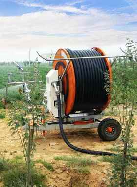 喷灌0机200-卷40盘米浇地自走式卷盘喷DFP灌车农用全自动淋灌设备