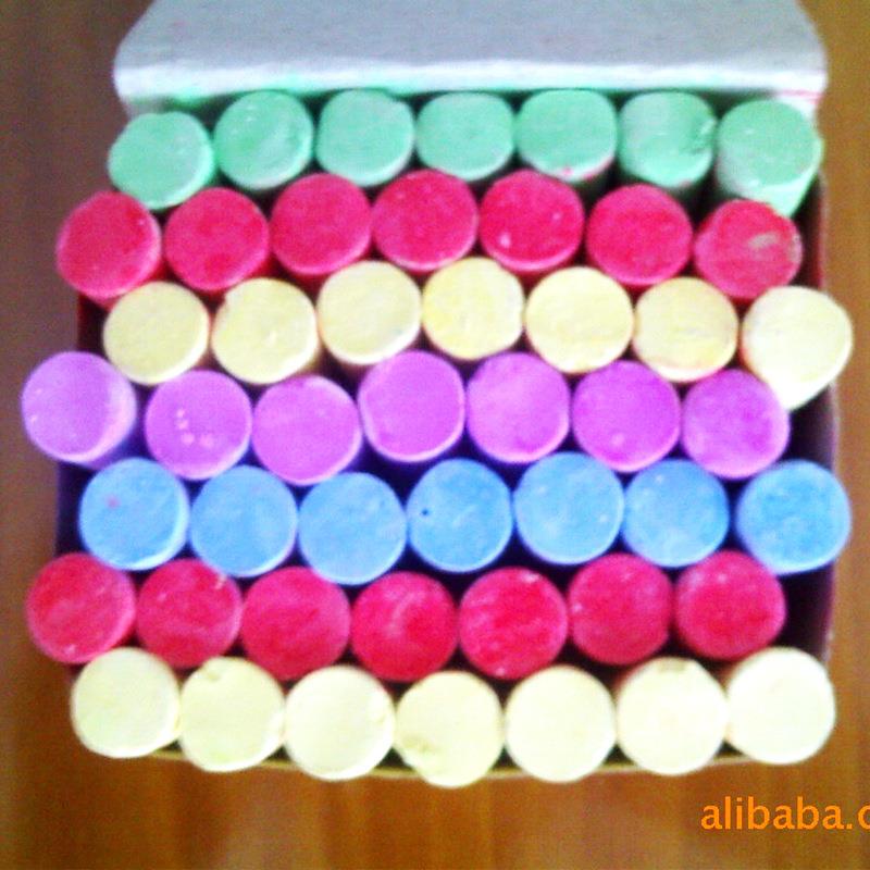 现货 教师黑板书写工具白色彩色无尘粉笔可擦拭教学 办公用品