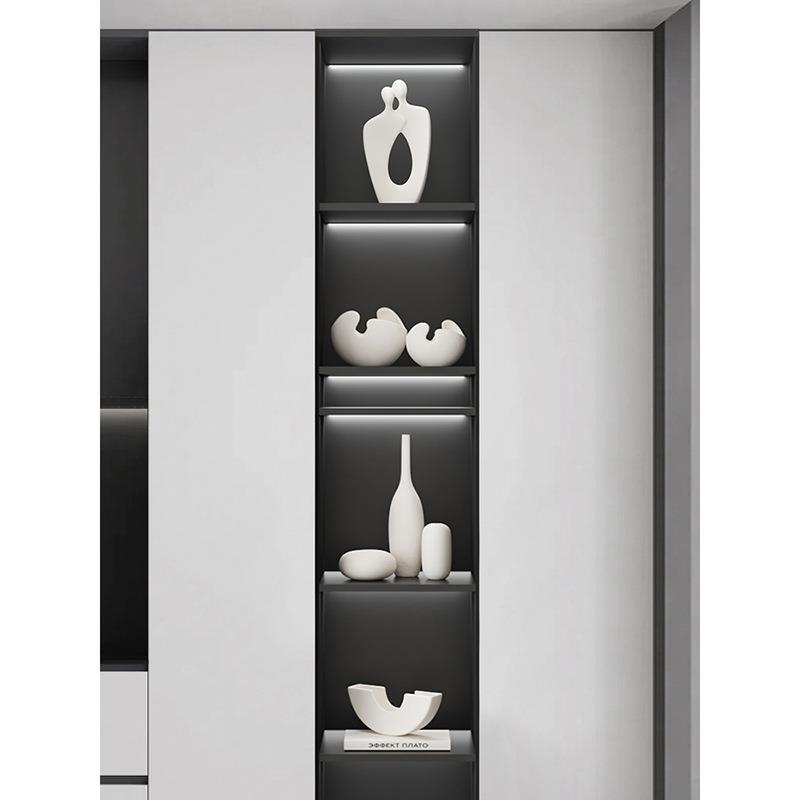 现代简约玻璃酒柜装饰摆件客厅餐厅展示柜组合套装工艺品