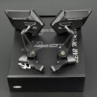 改装AOS4后照镜适用九号机械师/M95C/F30C/F90/E80反光镜高清通用