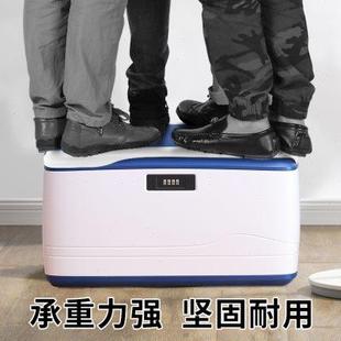 箱带锁箱子 带锁收纳盒文件储物盒办公整理收纳箱塑料家用大号密码