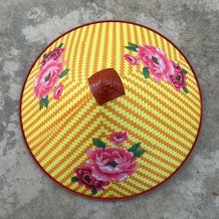 户外防雨斗笠季农民大檐中国梦塑料遮阳防晒帽田园采茶帽子