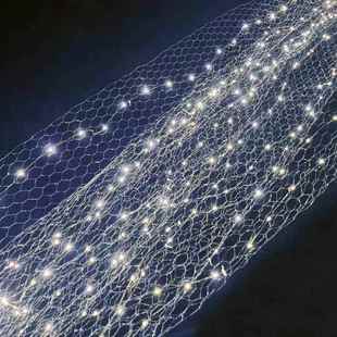 带带婚庆六角网酒店吊灯装 顶饰造BAA型镀铁锌丝网DIY手工花艺拧花