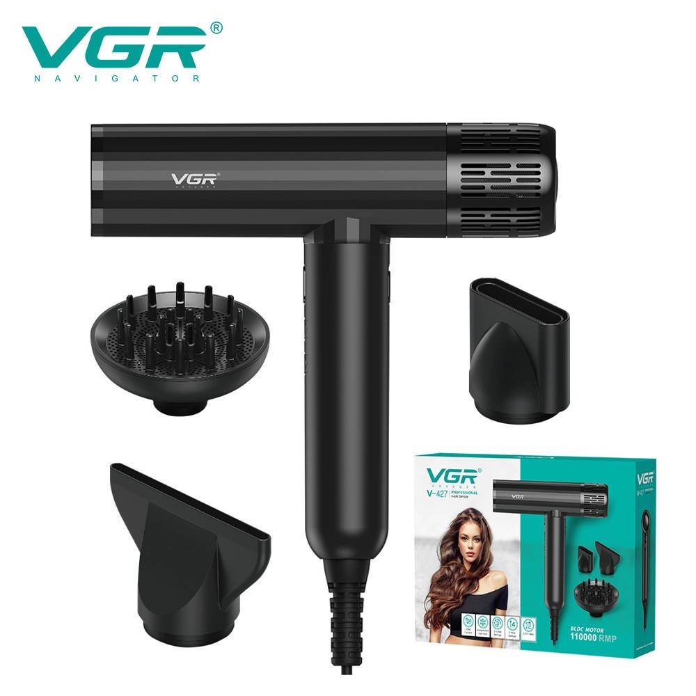 VGR427跨境新款家用电吹风机酒店发廊高速负离子温控女士吹风机