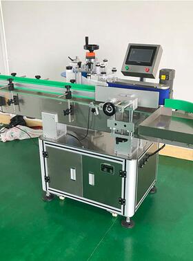 现货小IOB型半自不干胶玻璃动瓶塑料瓶贴机标标剥签离机圆瓶贴标