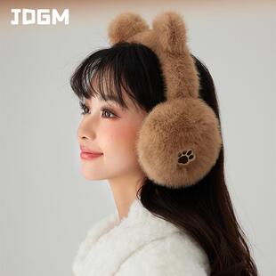 耳暖女冬季可爱耳罩冬毛绒保暖耳包防冻耳帽耳套护耳朵神器可折叠