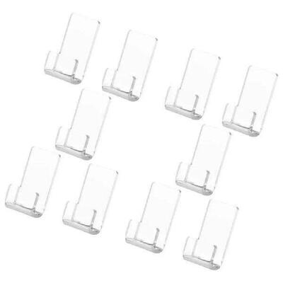 10 Pcs Record Holder Transparent Wall Vinyl Record