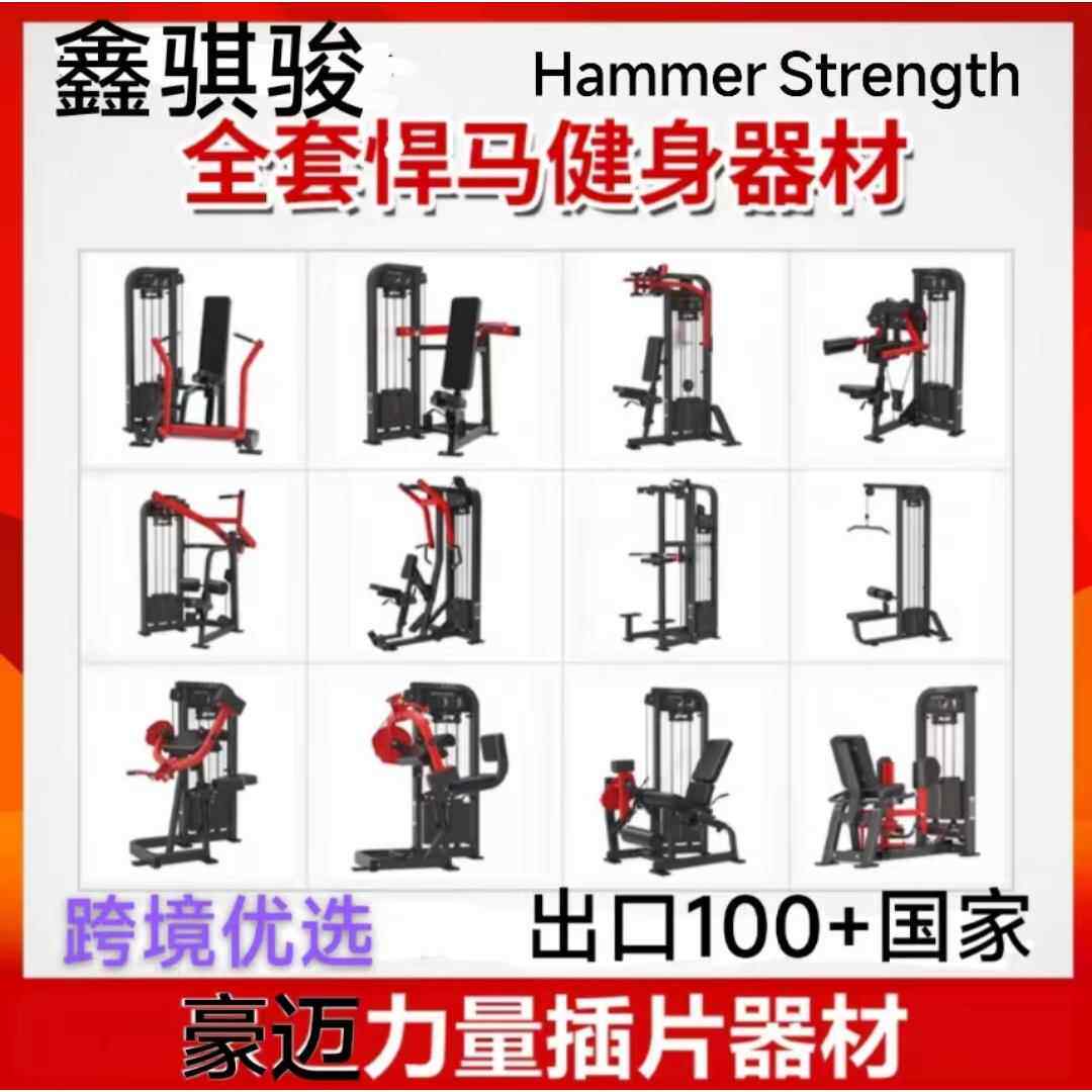 悍马健身器材全套力量商用推胸飞鸟卧推高拉背大腿内外侧训练器械