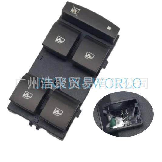 雪佛兰科鲁兹左前玻璃升降器开关电动窗开关20917577