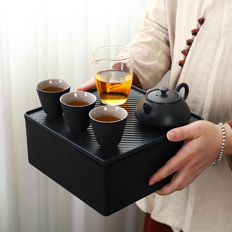新款直销旅行茶具快客杯一壶三杯便携包功夫茶具套装公司年会活动
