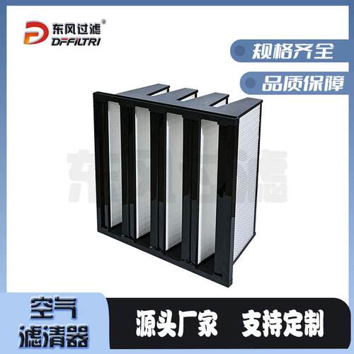 H1组合高式效空气滤网无隔HDA滤板大风量料框塑F8亚高效过器