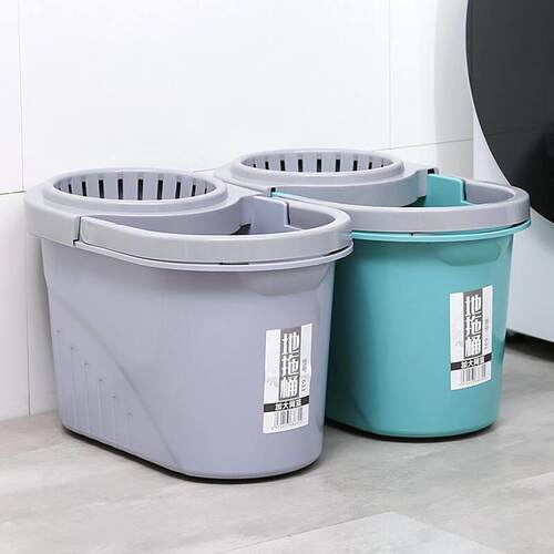 塑料拖把桶家用免手洗拖把清洗挤水桶加厚加大号老式拖布拧水桶