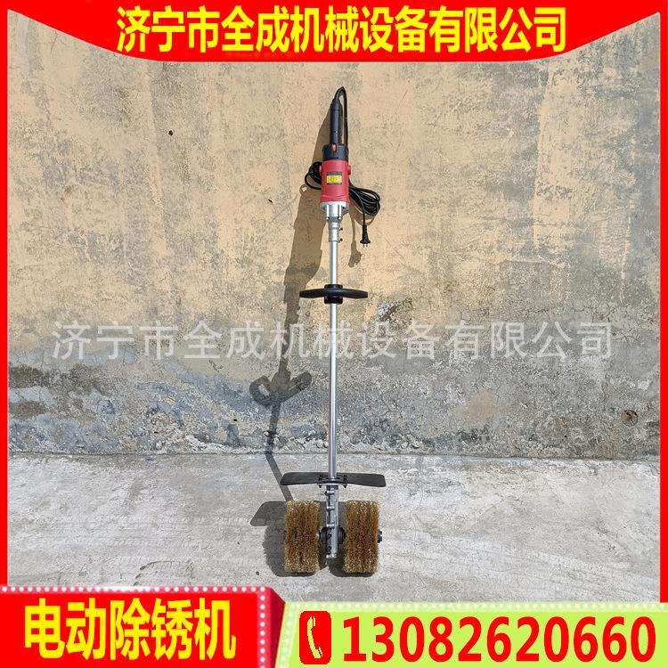手扶轻型钢结构铁板钢管 彩钢瓦钢板除锈机 汽油钢丝轮打磨抛光机