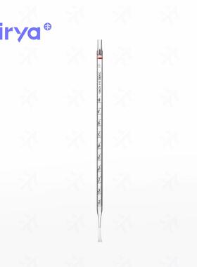 维尔亚Virya刻度移液管10mL一次成型库金橙3290109聚丙乙烯材质