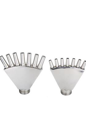 可调节散射喷泉喷观头凤尾喷头不锈家钢水WNH景景头泳池喷泉喷厂