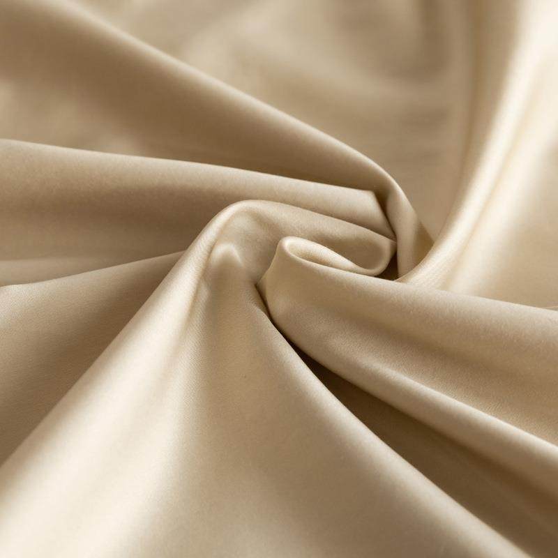 高端舒又服笠~床100S长绒棉贡缎四件套EKG简约丝滑全棉床单纯色1.