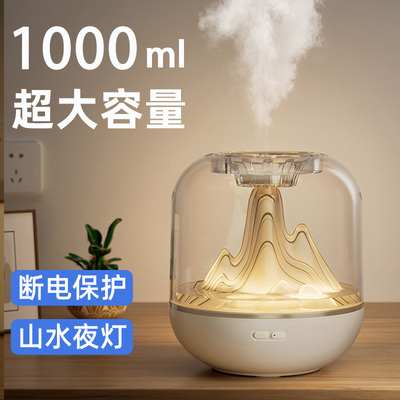 加湿器家用静音卧室香薰氛围灯孕妇婴儿空气小型迷你办公室桌面