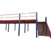 加厚冷轧钢平台货架定制工字钢仓库仓储货架可拆卸重型阁楼货架