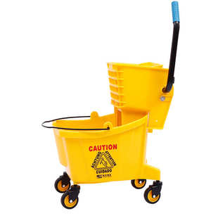 榨水车拖把桶24L柞水车头32L挤水车拖地桶墩布清洁车酒店商用挤水