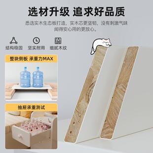 床头出置租房VUR用简约代小型简易物架超窄夹缝柜边柜卧现室储物