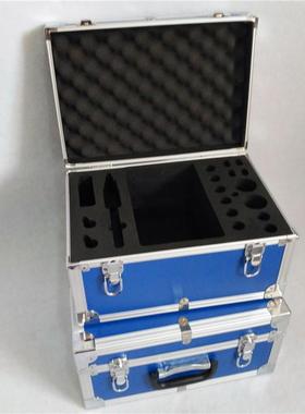 蓝色仿铝铝金仪器箱便携ev防震a铝制合贴面板多功能皮手蓝色贴面