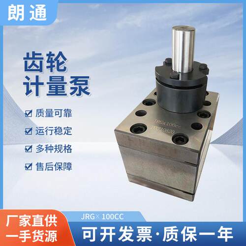 厂家供应100CC耐磨耐高温齿轮计量泵齿轮泵