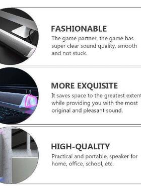 Wired Soundbar Speakers for Desktop Computer Music Player