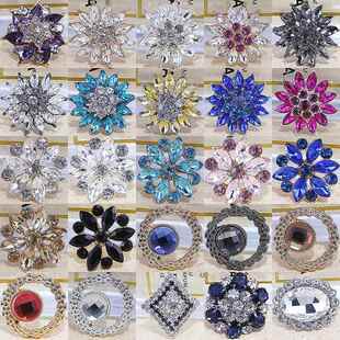 椭圆水晶纽扣高端扣子奢华好看的扣子精致貂皮扣子高档大扣装饰扣