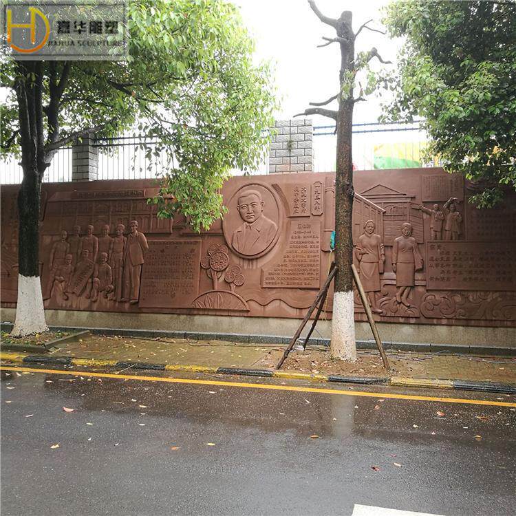 制定砂岩浮雕背景墙电视玻璃钢仿铜浮雕壁画人物动物风景铸铜雕塑