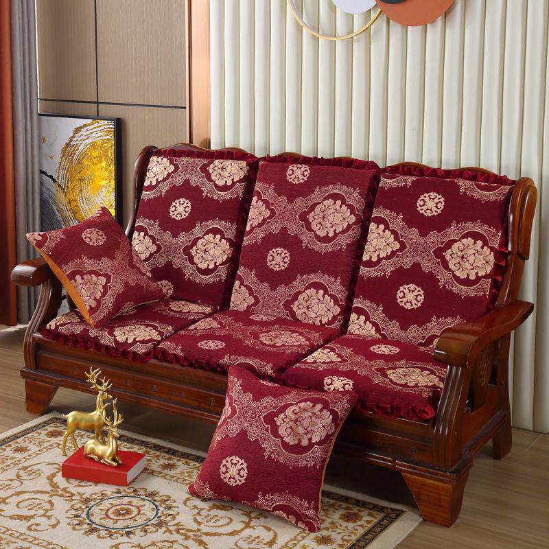 实木沙发垫带靠背红木单人防滑加厚海绵座垫老式联邦椅坐垫画文伍,居家布艺,沙发套,淘宝优惠券,粉丝福利购,淘宝优惠卷