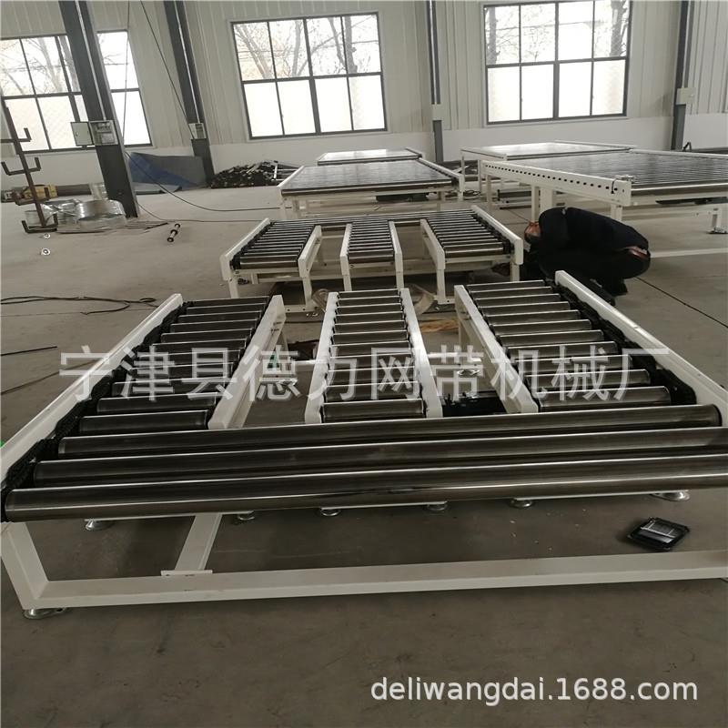 无动力滚筒线不锈钢生产流水线地滚线卸货滑梯滚轮机卸货滚轮机