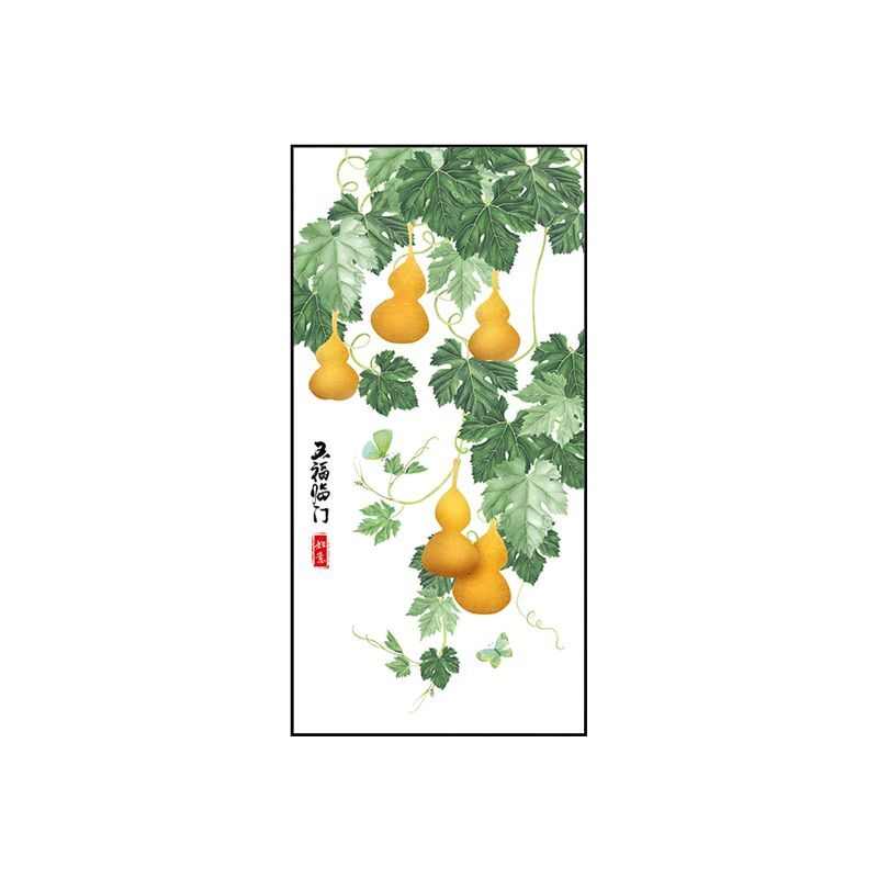 五福临门2024新款钻石画葫芦新中式5d点贴钻十字绣满钻玄关中国风