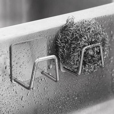 Bathroom storage rack, washbasin organizer, wall-mounted hoo