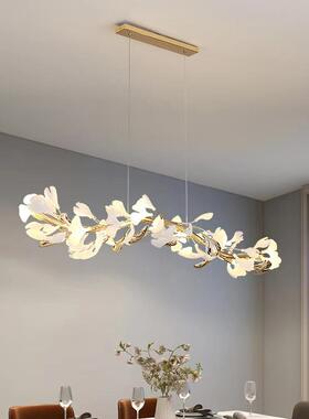 后现代民高宿银厅622杏后叶餐厅吊灯现代民宿餐灯现代简约级感