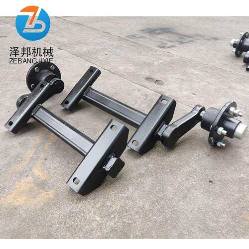 拖车扭力半轴无刹拖车后桥无刹车轴 汽车房车轮毂餐饮车半轴350kg