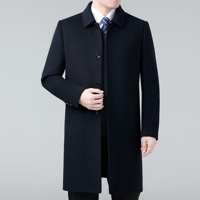 双面羊绒大衣衣2025-YY男士中长款毛子羊外套秋冬中年毛呢休闲风