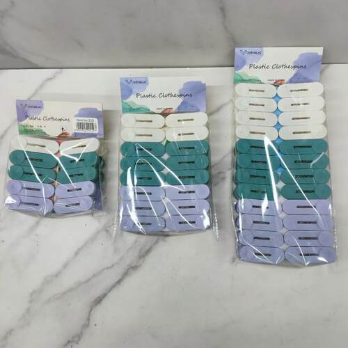 Wind-resistant small plastic clips for home use, suitable fo