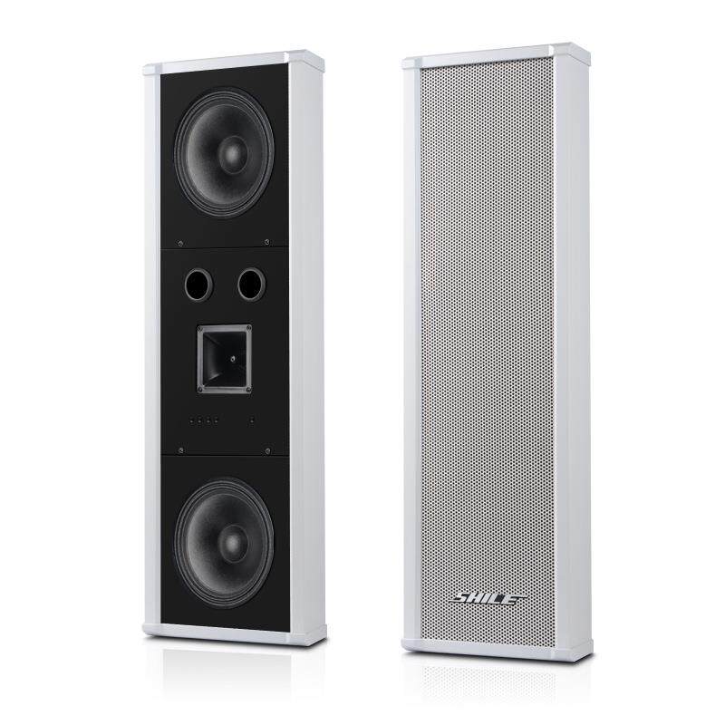 狮乐BX-207 户外定阻防水音柱背景音乐铝合金6.5英寸60W音箱