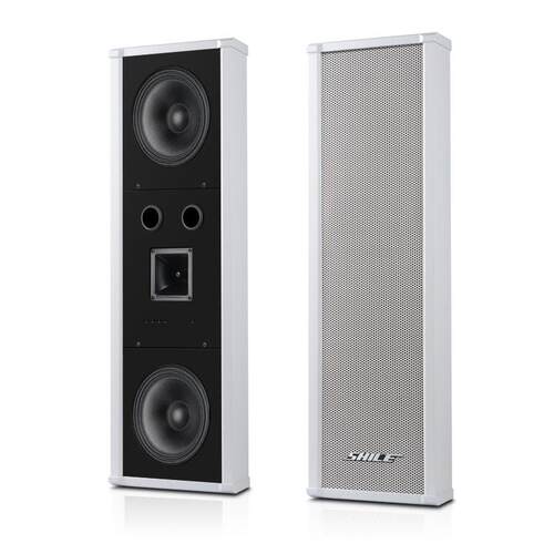 狮乐BX-207 户外定阻防水音柱背景音乐铝合金6.5英寸60W音箱